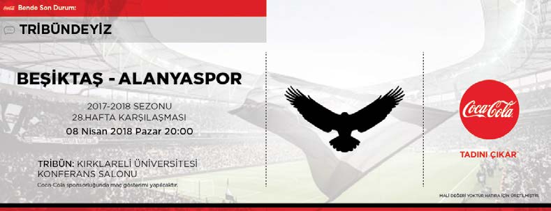 Beşiktaş match-day scarf communication